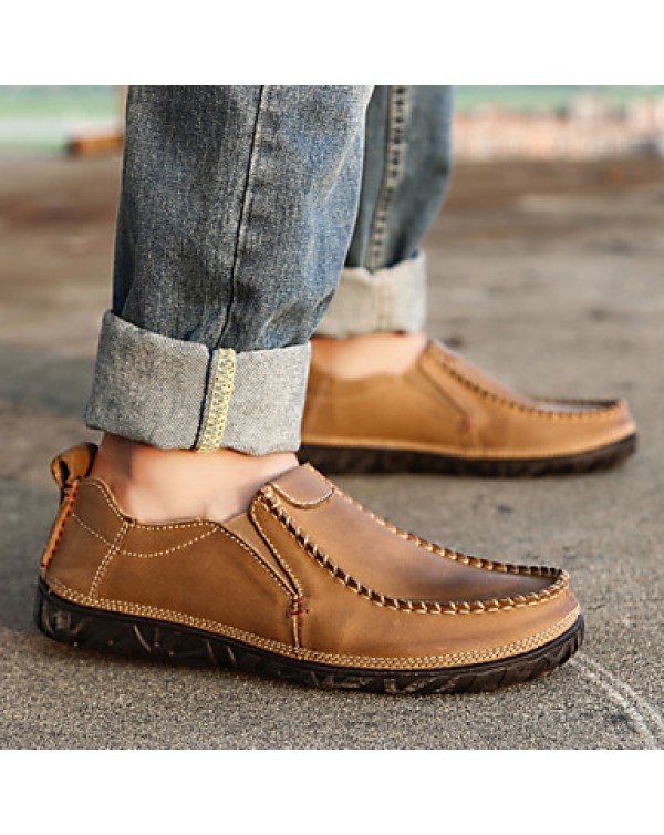 Men's Shoes Leather Outdoor / Office & Career / Casual / Athletic / Party & Evening   / Office & Career / Party & Evening /  